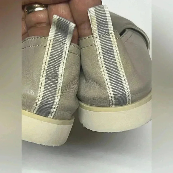 KORKS by Kork-Ease Lillis Light Grey Leather Slip On‎ Shoes Sz 6 - Picture 2 of 10